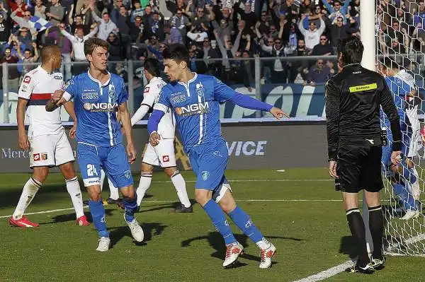 Al Castellani pareggio tra Empoli e Genoa. Al gol di Niang nel primo tempo risponde Barba nella ripresa.