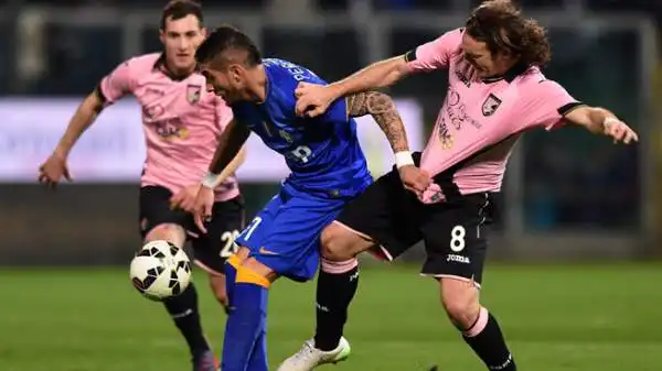Palermo-Juventus 0-1. Pereyra 5,5. Non riesce a trovare l'illuminazione giusto, e la squadra torinese soffre un po' la sua mancanza di ispirazione.