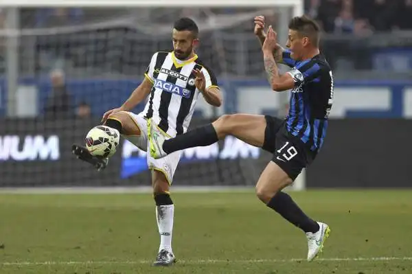 Atalanta-Udinese 0-0. Denis 5. Reja lo preferisce a Pinilla ma l'argentino non lo ripaga.