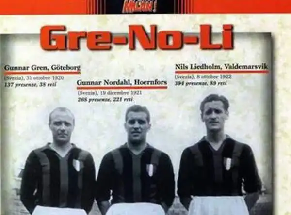 Il suo 'gemello' Gunnar Gren del trio Gre-No-Li, aveva peraltro segnato in semifinale alla Germania Ovest alla non più verde età di 37 anni e 236 giorni.