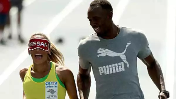 Curiosa esperienza a Rio de Janeiro per Usain Bolt, che ha corso come guida d'eccezione per la brasiliana Terezinha Guilhermina, l'atleta più veloce del mondo nella specialità T11 (cecità totale).