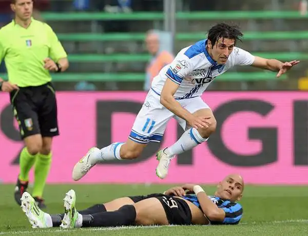 I nerazzurri recuperano due volte contro l'Empoli. Il 2-2 finale firmato Denis arriva a tempo scaduto. Di Saponara, Gomez, Maccarone e Denis i gol della partita.