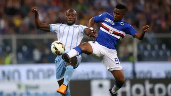 Sampdoria-Lazio 0-1. Eto'o 5. Non incide. Anzi, incide in peggio, perché quando può appoggiare comodamente in rete o servire Muriel a porta vuota, calcia fuori.