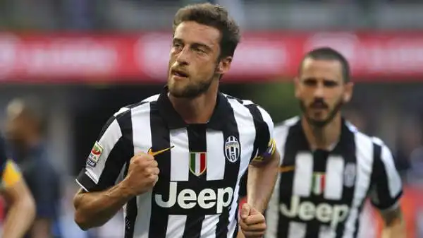 Inter-Juventus 1-2. Marchisio 7. E' lui il veterano del centrocampo bianconero. Si comporta da leader vero e fredda un para-rigori come Handanovic.