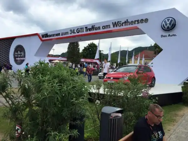 Le macchine di uno dei più grandi raduni di Volkswagen nel mondo.