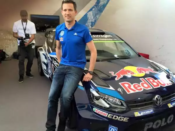 Il campione del mondo rally è stato l'ospite d'onore all'evento organizzato da Volkswagen, dando anche spettacolo a bordo della sua Polo R WRC.