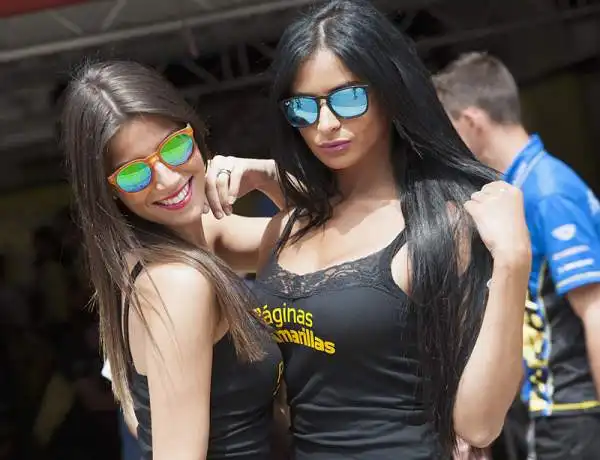 Alcune foto delle bellissime ragazze che hanno impreziosito il week end durante l'ultima tappa del mondiale MotoGP nel circuito catalano di Barcellona.