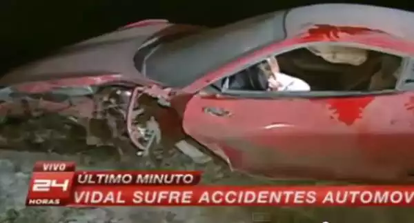 Brutta disavventura per Vidal. In quel di Santiago del Cile (dove si trova per partecipare alla Copa America), il centrocampista della Juventus è stato protagonista di un incidente d'auto.