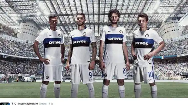 Le big di serie A hanno già presentato le casacche che indosseranno nella prossima stagione. Ecco quella dell'Inter.