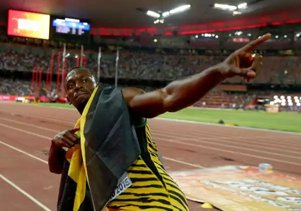 Il giamaicano vince davanti a Gatlin la finale dei 100 metri ai Mondiali di Pechino.
