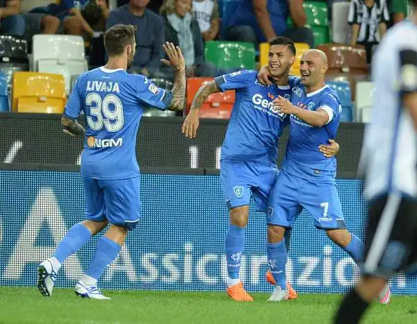 Udinese-Empoli 1-2. Maccarone 7,5. Si vede annullare un gol per fuorigioco millimetrico ma non si perde d'animo e al 92' segna il gol della vittoria.