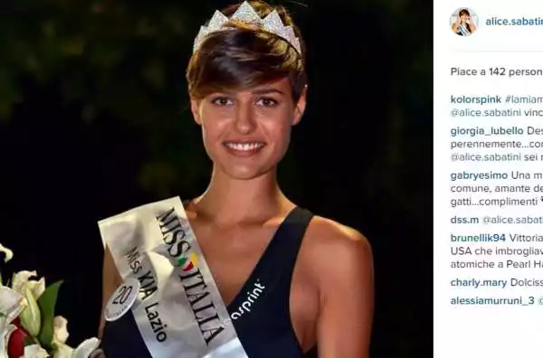 Miss Italia va a canestro: 18 anni, gioca a basket, precisamente in Serie A2, con la maglia della Valentino Auto Santa Marinella.
