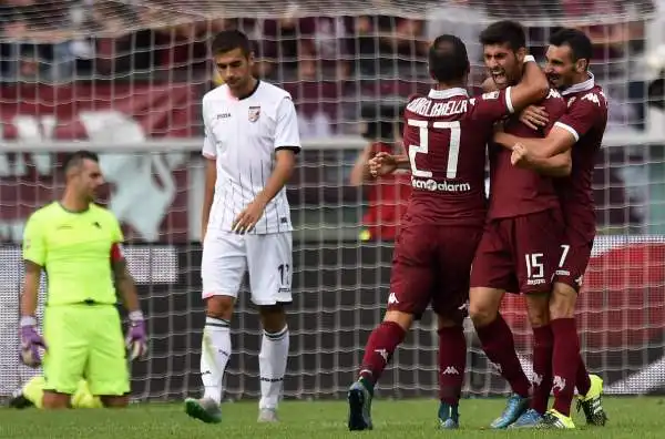 Torino-Palermo 2-1. Benassi 7. Attivissimo nella rottura e nella costruzione del gioco, si inventa il gol da urlo che decide la partita.