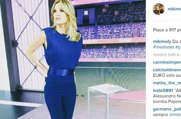 La conduttrice di Mediaset Premium sta diventando famosa per le rispostacce che le danno gli allenatori di serie A.