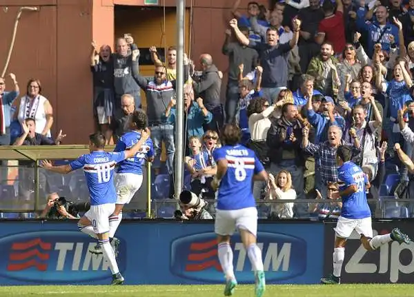 I nerazzurri pareggiano per 1-1 a Genova contro la Sampdoria del grande ex Zenga. Ii doriani passano in vantaggio con Muriel, il pareggio milanese arriva nella ripresa, con Perisic.