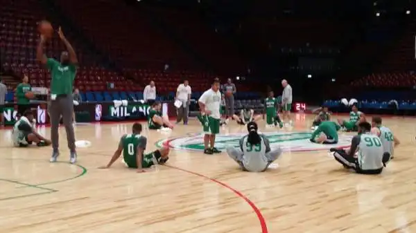 Isaiah Thomas e compagni si stanno preparando alla partita degli NBA Global Games contro l'Olimpia Milano.