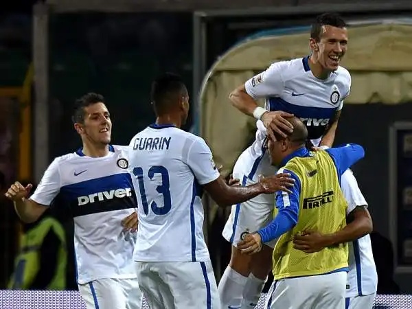 Al Barbera primo tempo spumeggiante giocato a ritmi molto alti ma senza gol, nella ripresa Inter in vantaggio con Perisic e risposta rosanero poco dopo con Gilardino che si conferma bomber di razza.