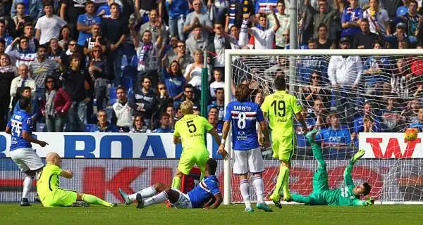 La Sampdoria fa sua la partita già nel primo tempo con i gol di Muriel, Zukanoic e Soriano. Nella ripresa Eder chiude i conti prima della rete della bandiera di Ionita.