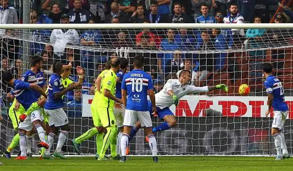 La Sampdoria fa sua la partita già nel primo tempo con i gol di Muriel, Zukanoic e Soriano. Nella ripresa Eder chiude i conti prima della rete della bandiera di Ionita.