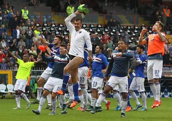 La Sampdoria fa sua la partita già nel primo tempo con i gol di Muriel, Zukanoic e Soriano. Nella ripresa Eder chiude i conti prima della rete della bandiera di Ionita.