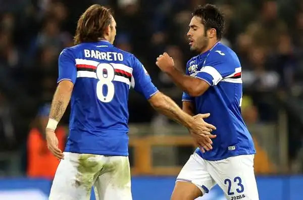 Sampdoria-Empoli 1-1. Eder 7. Si conferma trascinatore blucerchiato; mai così costante al gol, l'Azzurro oriundo è una pedina fondamentale per Zenga.