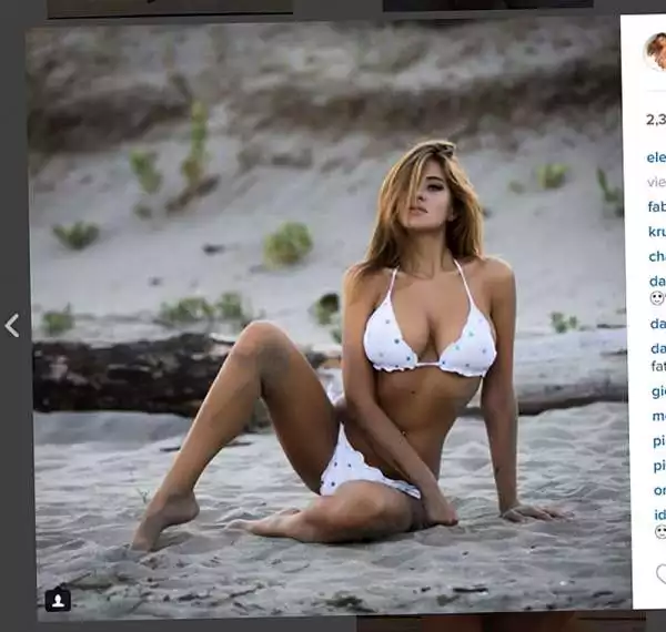 La più sexy tra le tifose del Verona è una star di Instagram, social network sul quale non disdegna di pubblicare sensuali selfie.