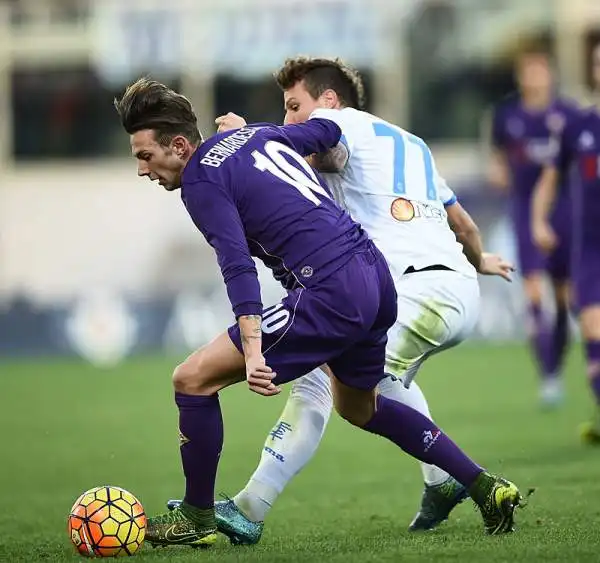 L'Empoli va avanti di due gol grazie a Livaja, partito in fuorigioco, e Buechel ma nella ripresa una doppietta di Kalinic regala il pareggio alla Fiorentina.