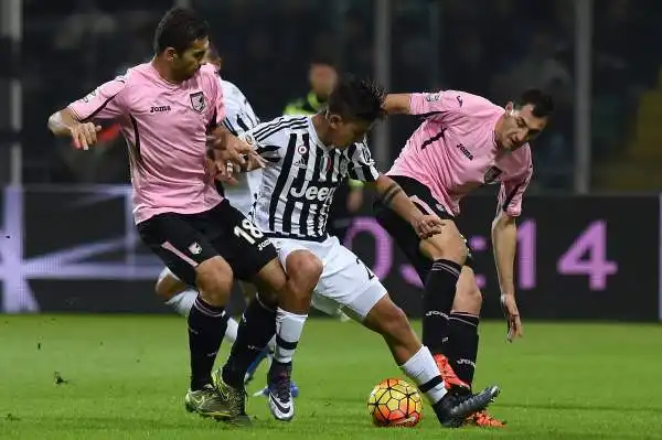14° giornata: Palermo-Juventus 0-3. 54' Mandzukic, 89' Sturaro, 93' Zaza.