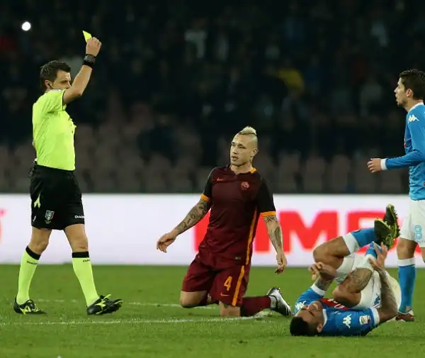 Il Napoli sbatte sulla Roma: 0-0. I giallorossi escono indenni dal San Paolo e protestano per un gol annullato a De Rossi.