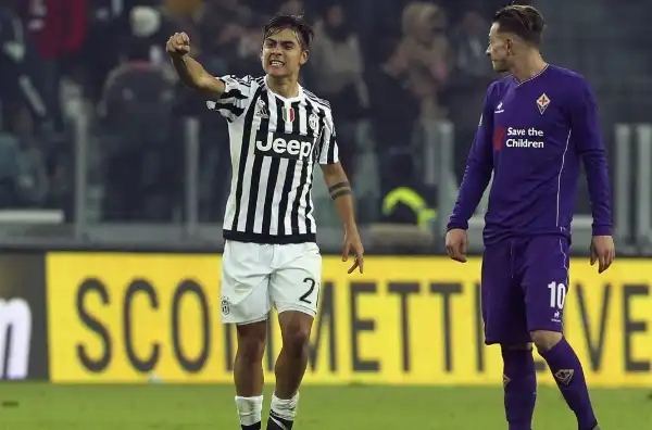 Juventus-Fiorentina 3-1. Dybala 7. Altra partita da incorniciare per il gioiellino dei bianconeri. Dopo un primo tempo difficile, entra nell'azione del gol di Mandzukic e realizza il tris.