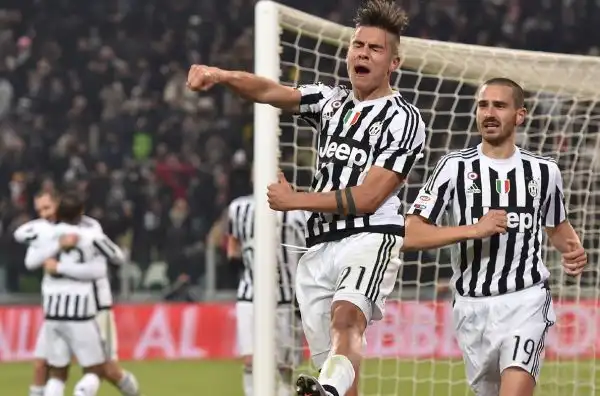 21° giornata: Juventus-Roma 1-0. 77' Dybala.