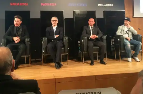Giacomo Nizzolo, Pier Bergonzi, Paolo Bettini e Marco Melandri.