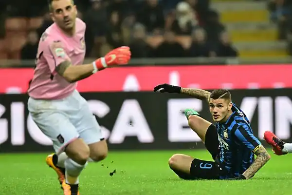 La squadra di Mancini, rivitalizzata dalla bella prestazione contro la Juventus in settimana, piega i rosanero con le reti di Ljajic, Icardi e Perisic. Di Vazquez il gol rosanero.
