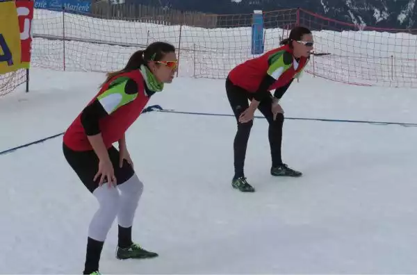 Le ragazze del team Nutrilite Greta Cicolari e Giulia Toti a Plan de Corones si sono laureate campionesse d'Europa del CEV Snow Volleyball European Tour.