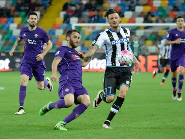 Udinese-Fiorentina 2-1
