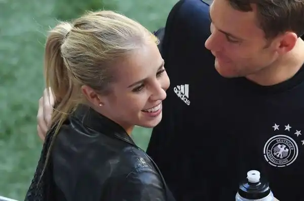 Nina Weiss, fidanzata del portierone della Germania e del Bayern Monaco Manuel Neuer.