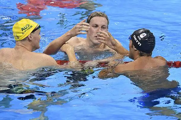 Gabriele Detti ha conquistato il bronzo nella finale dei 400 metri stile libero piazzandosi dietro all'australiano Mack Horton e al cinese Yang Sun.