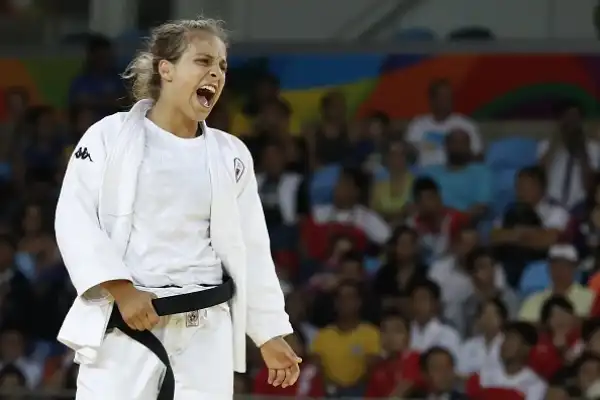 Odette Giuffrida, argento nel judo (52 kg).
