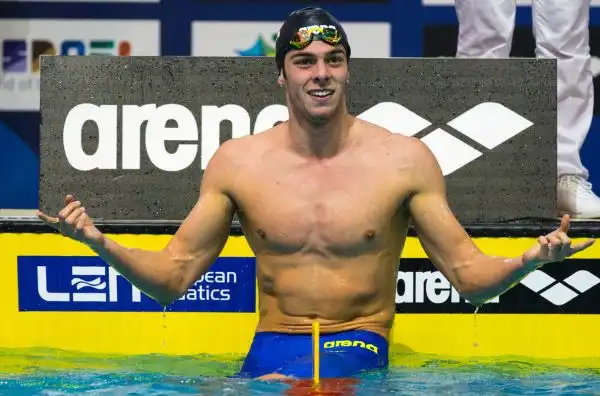 Il nuotatore azzurro Gregorio Paltrinieri