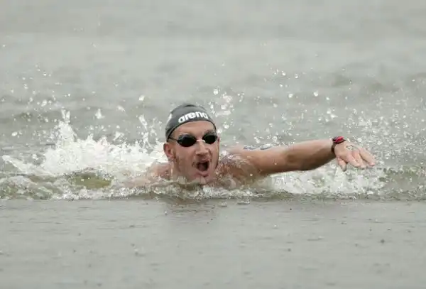 Simone Ruffini. Perfino Sports Illustrated lo accredita dell'oro, vinto a livello mondiale a Kazan nella 25 km in acque libere dello scorso anno.