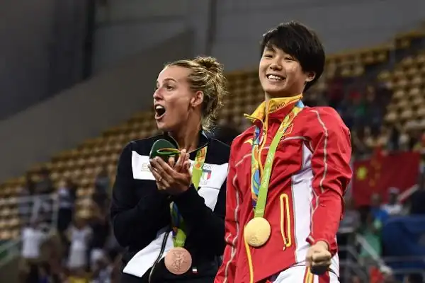 Nella finale di trampolino da tre metri è arrivata finalmente la medaglia olimpica individuale per la Cagnotto, proprio nell'ultima apparizione ai Giochi della sua carriera.