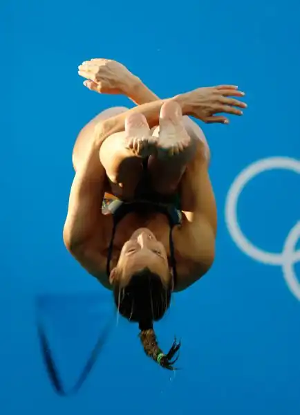 Nella finale di trampolino da tre metri è arrivata finalmente la medaglia olimpica individuale per la Cagnotto, proprio nell'ultima apparizione ai Giochi della sua carriera.