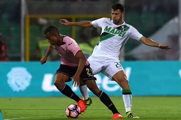 Colpo del Sassuolo a Palermo: i neroverdi dominano in lungo e in largo, e segnano dal dischetto con Berardi.