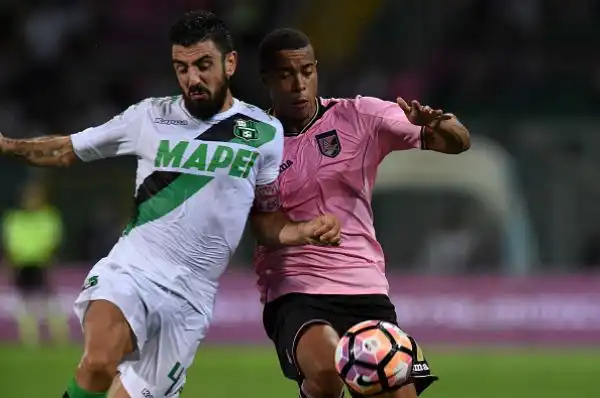 Colpo del Sassuolo a Palermo: i neroverdi dominano in lungo e in largo, e segnano dal dischetto con Berardi.