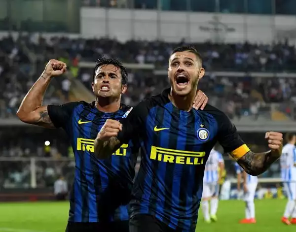 Ci pensa Mauro Icardi. L'Inter supera in rimonta il Pescara grazie a una doppietta del bomber argentino. Momentaneo vantaggio abruzzese firmato Bahebeck .Prima vittoria per de Boer.