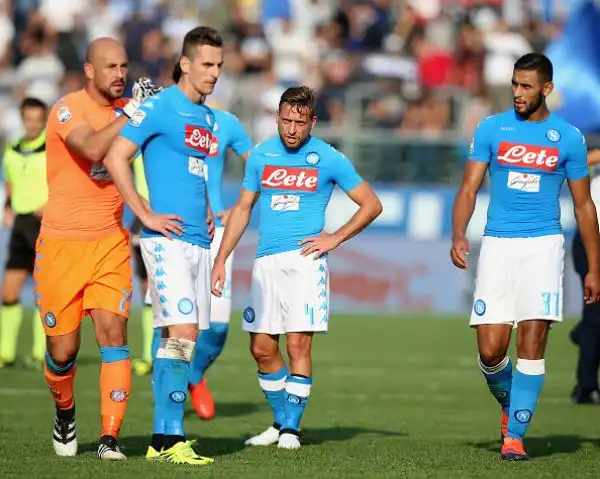 Gli azzurri, reduci dall'ottima prestazione in Champions contro il Benfica, vengono affondati per 1-0 dall'Atalanta. Per la Dea, trascinata da un grande Papu Gomez, in gol il giovane Petagna.