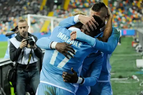 La squadra di Simone Inzaghi trascinata dal proprio tridente passa sul campo dell'Udinese con due gol Keita Balde e il sigillo di Immobile.