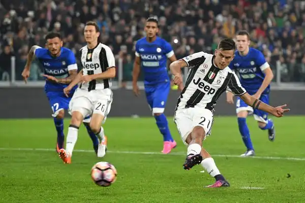 Dybala ribalta l'Udinese, fuga Juve. Vittoria in rimonta per la capolista.