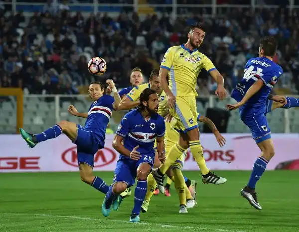 Fa tutto Campagnaro, pari Samp. Finisce 1-1 a Pescara il secondo anticipo del sabato.