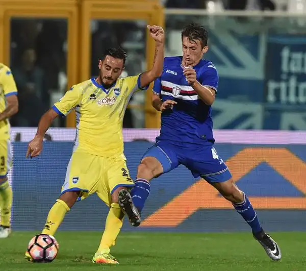 Fa tutto Campagnaro, pari Samp. Finisce 1-1 a Pescara il secondo anticipo del sabato.